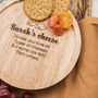 Personalised Deep Groove Cheese Chopping Board, thumbnail 4 of 4