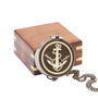 Stanley London Compass With Wooden Box Or Leather Case, thumbnail 7 of 10