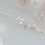 Cherry Blossom Necklace, Silver And Solid Gold Necklace, thumbnail 6 of 8