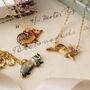 Cosy Badger Charm Necklace, thumbnail 2 of 8