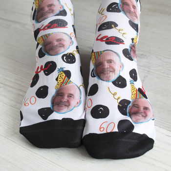 Personalised Birthday Photo Socks, 3 of 5