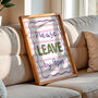 Please Leave By 9pm Print, thumbnail 3 of 8