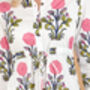 Indian Cotton Rosette Bloom Print Dress, thumbnail 4 of 4