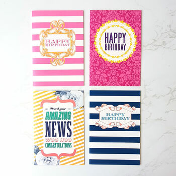 Pack Of 12 Assorted Greeting Cards, 6 of 9
