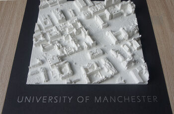 Graduation Gift University Of Manchester 3D Printed Map, 3 of 6