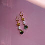 Handmade Shell Mother Of Pearl Star Moon Earrings, thumbnail 5 of 7