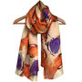 Large 'Provence' Pure Silk Scarf, thumbnail 1 of 3