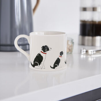 Christmas Springer Spaniel Dog Pin Badge, 8 of 12