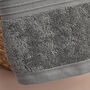 Personalised Grey Hand Towel With Shell, thumbnail 4 of 6