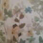 Watercolour Floral Lampshade Blues Yellows Handmade Fabric Drum Lamp Shade Table Floor Or Ceiling Pendant, thumbnail 3 of 10