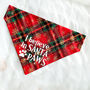 Santa Paws Dog Bandana, thumbnail 2 of 6