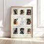 Personalised Wedding Day Photo Collage Print, thumbnail 3 of 7