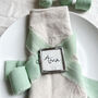 Chiffon Wedding Ribbon With Frayed Edge Green 5m Roll, thumbnail 3 of 4