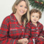 Personalised Mum And Child Matching Tartan Pyjamas, thumbnail 3 of 9