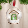 Personalised Kennel With Photo Christmas Bauble, thumbnail 1 of 2