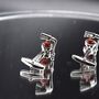 Fire Extinguisher Cufflinks 316 L Stainless Steel Fireman Gift, thumbnail 5 of 5