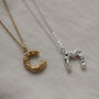 Sterling Silver Or 9ct Gold Vermeil Molten Initial, thumbnail 6 of 6