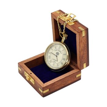 Personalised The Victoria Pocket Watch With Case, 3 of 12