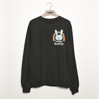 Happy Bunny Women's Slogan Sweatshirt, 3 of 3