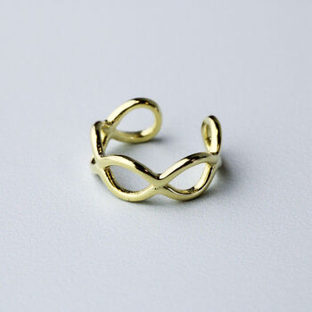 Gold Colour Sterling Silver Ear Cuffs, 6 of 10