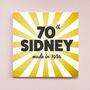 Personalised 70th Birthday Gift Book, thumbnail 1 of 6