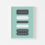 Guitar Pickups Print | Guitarist Music Poster, thumbnail 1 of 10