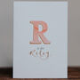 Letter Is For… Personalised Greeting Card, thumbnail 2 of 7