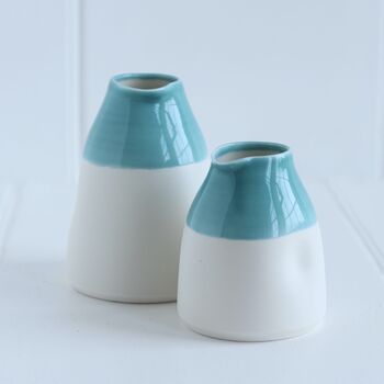 Handmade Porcelain Watercolour Collared Jug, 4 of 6