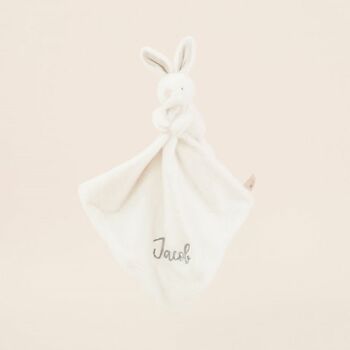 Personalised White Bunny Comforter, 3 of 4