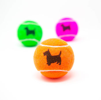 Scottie Dog Tennis Balls, 3 of 6
