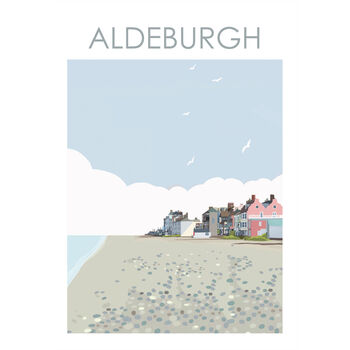 Aldeburgh Beach Suffolk Art Print, 3 of 3