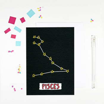 Star Sign Constellation Birthday Cards, 3 of 12