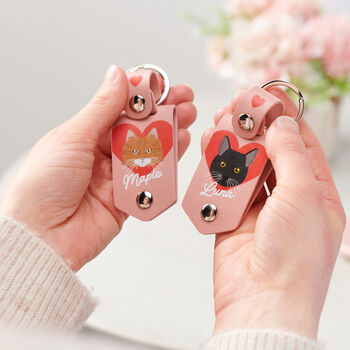 Personalised Cat Breed Photo Keyring, 4 of 12