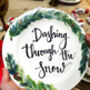 Personalised Hand Painted Christmas Quote Plate, thumbnail 1 of 1