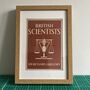 'British Scientists' Framed Vintage Print, thumbnail 1 of 3