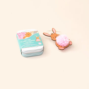 Make Your Own Pom Pom Bunny Decoration Kit, 6 of 7