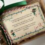 Personalised Elf Arrival Cookie Letter, thumbnail 3 of 3