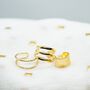 Three Pcs Gold And Silver Adjustable Ear Cuff Wrap, thumbnail 6 of 6