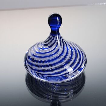 Handmade Triangolo Piatto Hand Blown Glass Sculpture, 5 of 12
