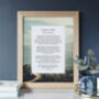 Custom Made Photo And Words Personalised Art Print, thumbnail 4 of 11