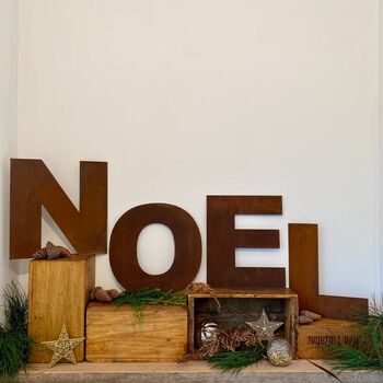 Noel Christmas Mantle Fireplace Wall Decoration Sign, 4 of 6