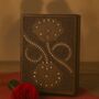 Girlfriend Gift; Wooden Floral Inlaid Gift Box, thumbnail 1 of 7