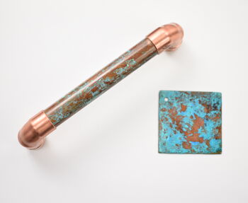 Verdigris Copper Pull Handle, 5 of 5