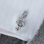 Music Cufflink Treble Clef Musical Note, thumbnail 1 of 5