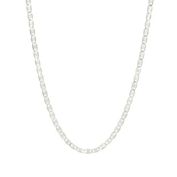 925 Sterling Silver Love Heart Chain Necklace For Men, 5 of 12