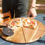 Personalised Pizza Cutter And Serving Board Set, thumbnail 4 of 10