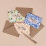 Set Of Six Patterned Mini Thank You Cards, thumbnail 5 of 11
