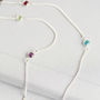 Long Family Birthstone Necklace, thumbnail 5 of 8