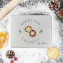 Personalised Mince Pies Hinged Tin, thumbnail 1 of 4