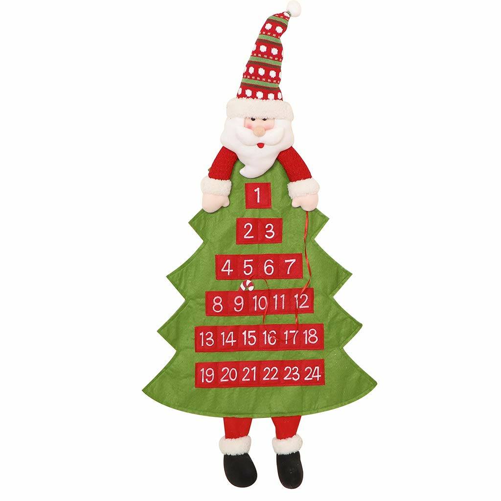 Large Father Christmas Advent Calendar By Dibor